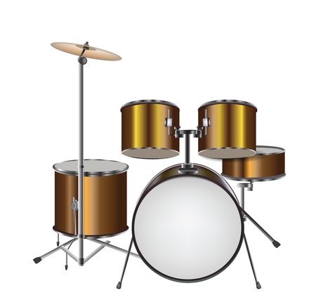  Illustration of Drum Kit のイラスト素材