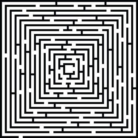 Complex Maze Background Illustrationのイラスト素材