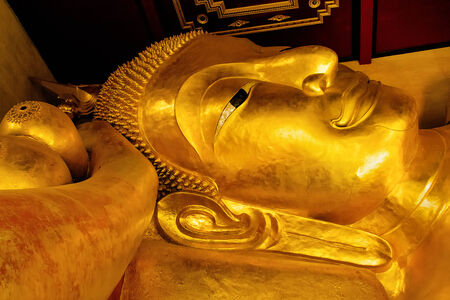 Wat Phra non, Petchaburi province, ThailandAyudthya art styleのeditorial素材