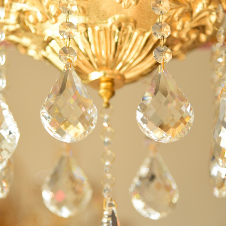 crystal strass for the lamp for luxury interior designの写真素材