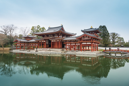 UJI, JAPAN-MAR 7,2015.Byodo-in is a Buddhist temple in the city of Uji in Kyoto Prefecture, Japanのeditorial素材
