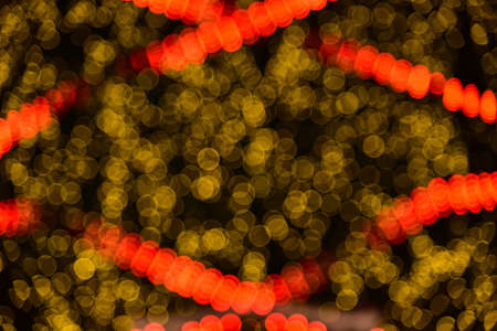 Abstract blurred colorful bokeh lights  background for chrismasの写真素材