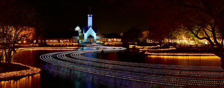 Mie, Japan - March 4, 2015: Nabana no sato winter illumination in Mie province is one of Japan's largest illumination parks.のeditorial素材