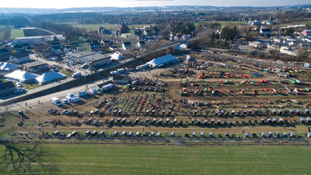 Amish Mud Sale in Lancaster, PA USA 3 Selling Everything from Buggies to Farm Equipment and Craftsの写真素材