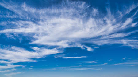 A beautiful shot of a blue sky with clouds