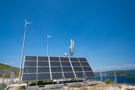autonomous base station antennas of cellular communication, Dugi otok, Croatia.