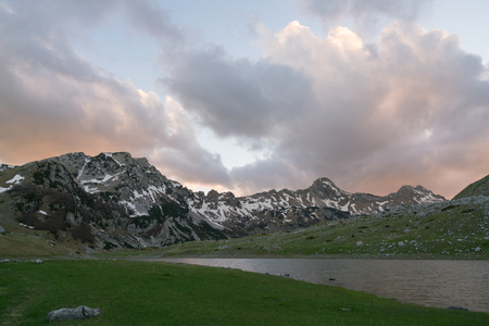spring mountainsの写真素材