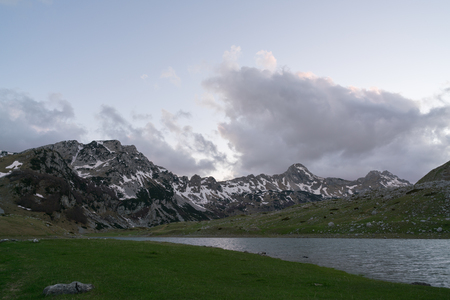 spring mountainsの写真素材