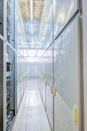 Cabinets of telephone exchange equipment Vintage Equipment