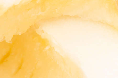 The texture of the melon's flesh Limited depth of field, can be used as a backgroundの写真素材