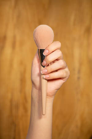 Image of beautiful hands with beautiful nails Soft focusの写真素材