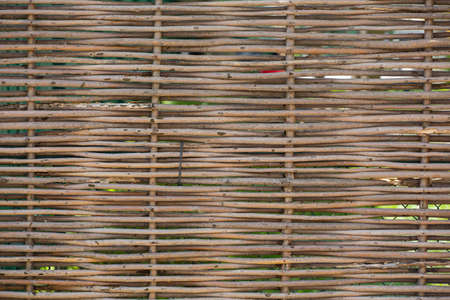 Vine wicker basket background Can be used as a background. Close-up