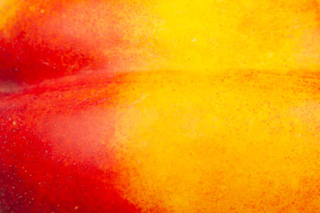 Close up nectarine skin. Fresh organic peaches. Fruit peaches background. Fruit background.の写真素材
