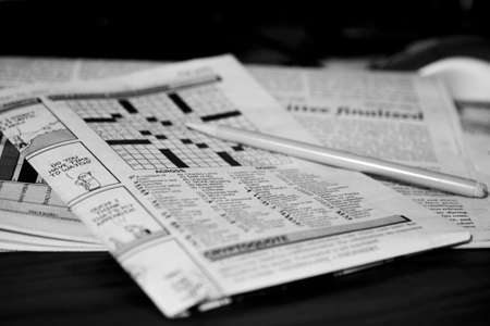 Crossword Puzzleの写真素材
