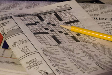 Sunday Crosswordの写真素材