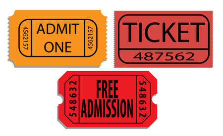 Ticketsのイラスト素材