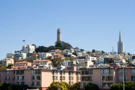 A view of San Francisco, USA.の写真素材