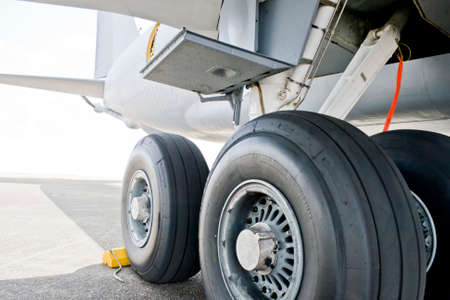 Cargo Jet Landing Gearの写真素材