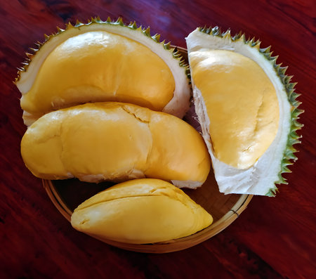 Durian, King of Fruits, Durian is a tropical fruit. Product in thailandの写真素材