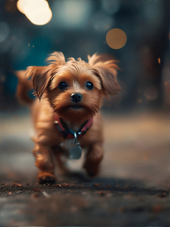 a little dog Photography Shot. ai generativeの素材