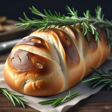 delicious rosemary rapture rolls bread. ai generativeの素材