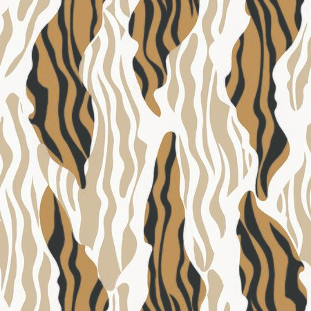 Animal print abstract seamless patternのイラスト素材