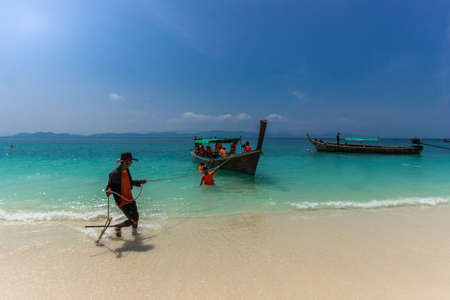 summer travel holiday vacation to beautiful  tropical sea beach,paradise island.のeditorial素材