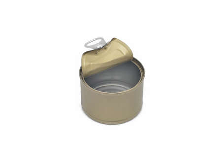 Empty can isolated on white background   