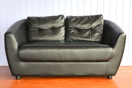 black sofa