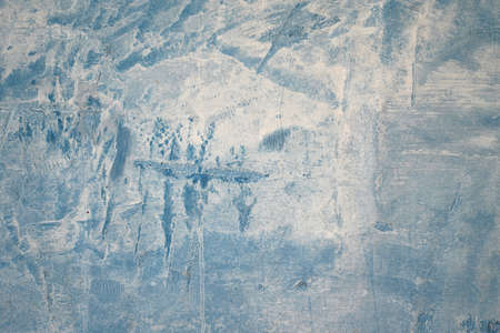 old grungy texture, blue concrete wall .の写真素材