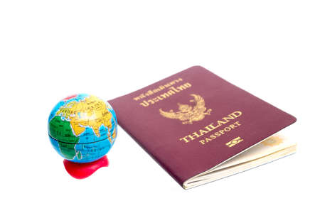 Globe With Passport