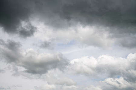 Rainy clouds in the sky. Before rain