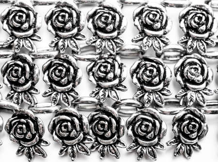 Close up heart shape from paper book on white backgroundの写真素材