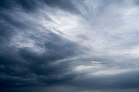 Rainy clouds in the sky. Before rain
