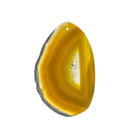 Close up of natural yellow agate crystal surface, yellow agate crystal cross section. Abstract...