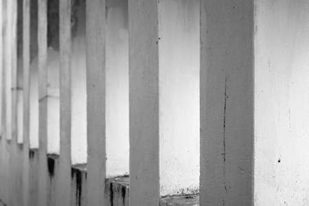 The blowhole of the old building.の写真素材