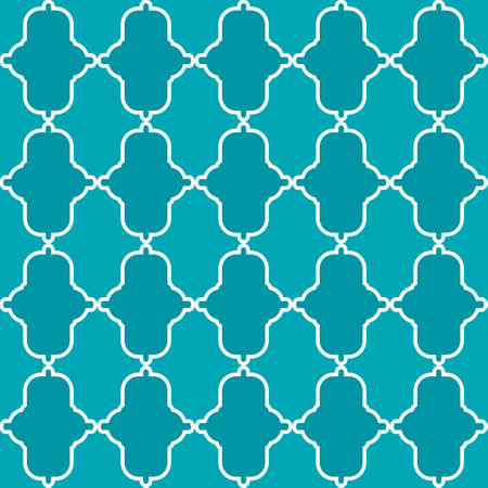 Seamless vector pattern in geometric ornamental styleのイラスト素材