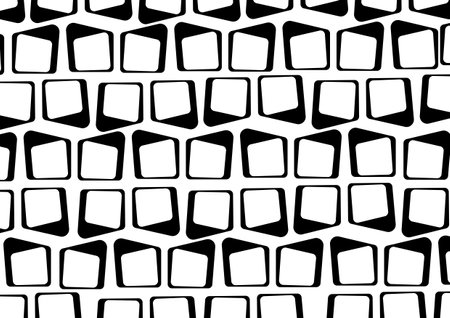 Black and white geometric abstract background. illustration vectorのイラスト素材