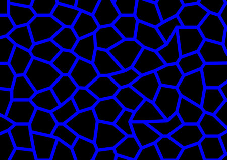 Abstract blue background with cells, not seamlessのイラスト素材