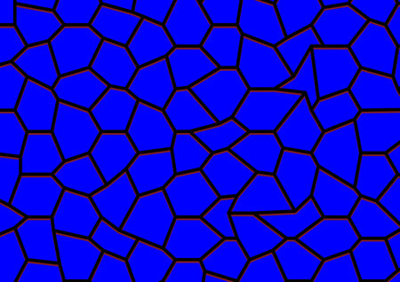 Abstract blue background with cells, not seamlessのイラスト素材
