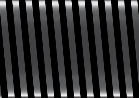 Gray  and black diagonal stripes design  Caution safety banners. Black gray striped.のイラスト素材