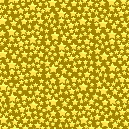 Seamless pattern with gold stars. Vector illustration.のイラスト素材
