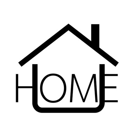 Home icon. Vector illustration. eps10のイラスト素材