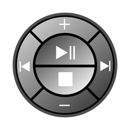 Remote control buttons on a white background. eps10 vectorのイラスト素材