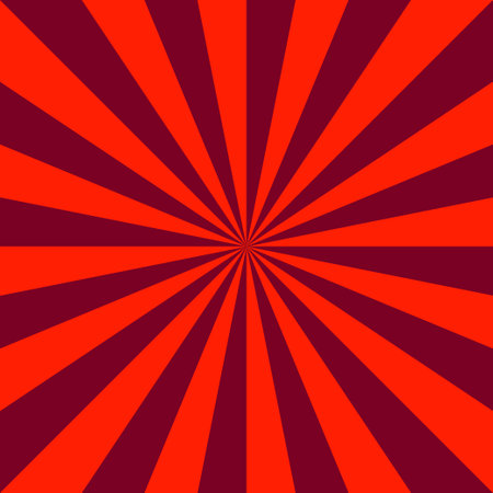 Backgrounds ray or Abstract sun rays. Red sunburst for the background. Vector illustration.のイラスト素材