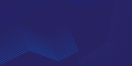 Dark blue background. Abstract line background. Vector Illustration.のイラスト素材