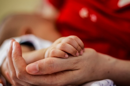 hand of loveの写真素材