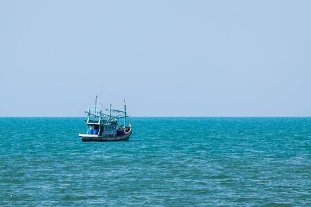 fishing boatの写真素材
