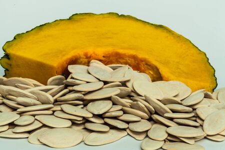 pumpkin seedの写真素材