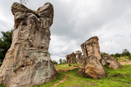 Mor Hin Khao Chaiyaphum,Stonehen ge of Thailandのeditorial素材